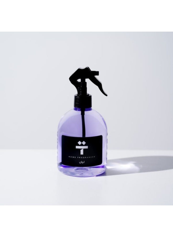 تعطيرة معطر ليان 500مل - استمتعي بمعطّر منزلي فاخر يمزج بين روائح المسك والقهوة، ليمنحك رائحة راقية تدوم طويلاً وتملأ أرجاء المنزل دفئًا وأناقة. - Image 1