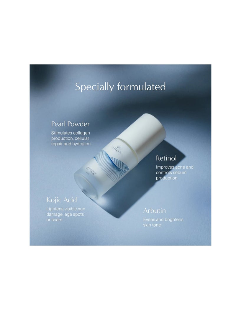 نيهون كريم لتفتيح الوجه مرطب ومُضاد لحب الشباب يحتوي على الريتينول، وحمض الكوجيك، والأربوتين (30 مل) - Image 4