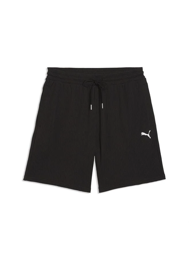 Puma PUMA Black Wardrobe Essentials Relaxed Shorts Men for Men | Best Price UAE