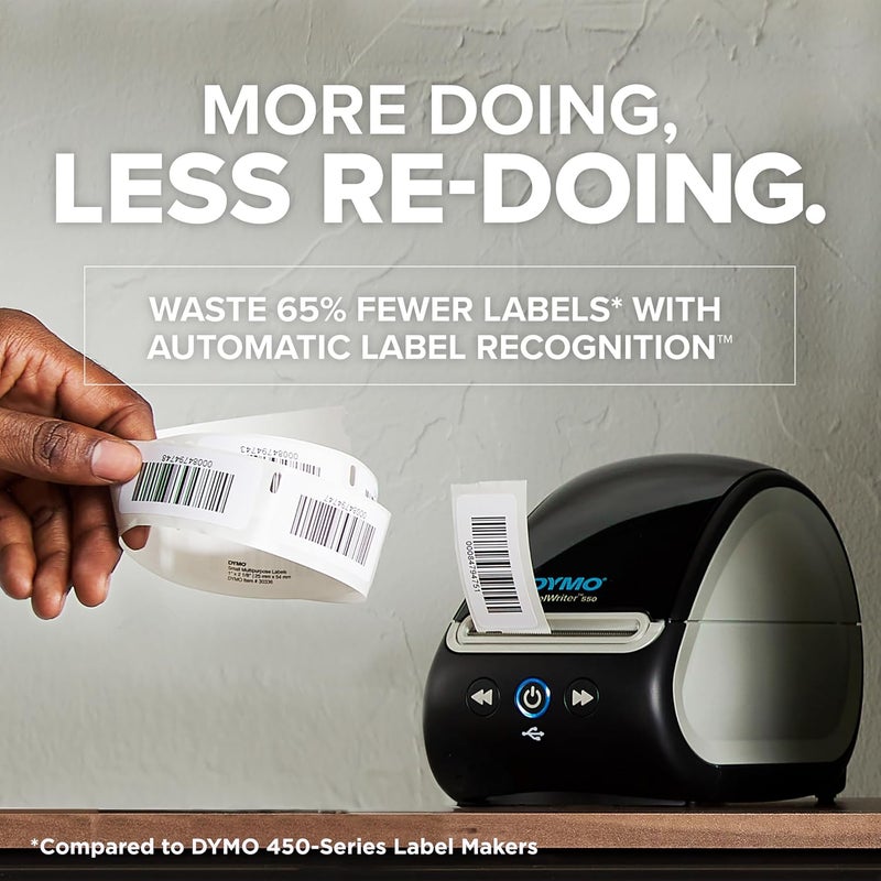 LabelWriter 550 Label Printer | Label Maker with Direct Thermal Printing | Automatic Label Recognition | Prints Address Labels, Shipping Labels, Barcode Labels & More | UK 3 Pin Plug - Image 4