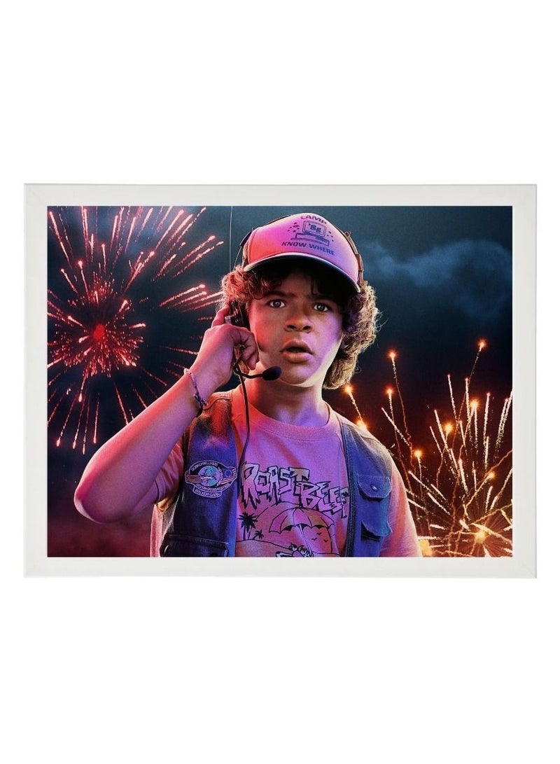 RKN Stranger Things Character Dustin Henderson Digital Wall Art Poster Frame 21x30 cm - Image 1