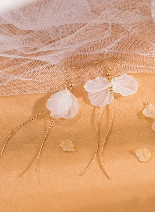 Take Two  Leaf Drop Tassel Earrings for Women | Best Price UAE