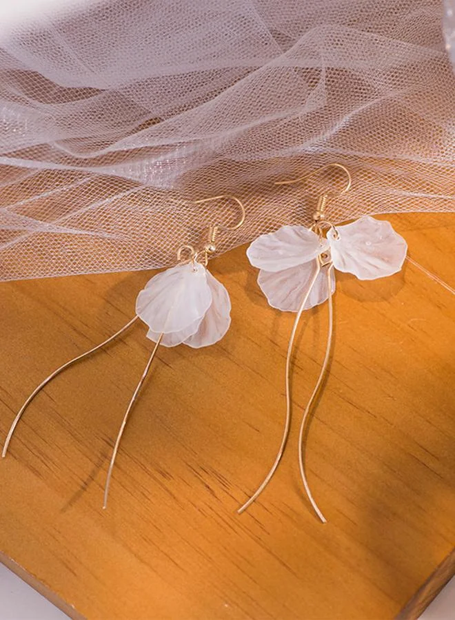 Take Two  Leaf Drop Tassel Earrings for Women | Best Price UAE