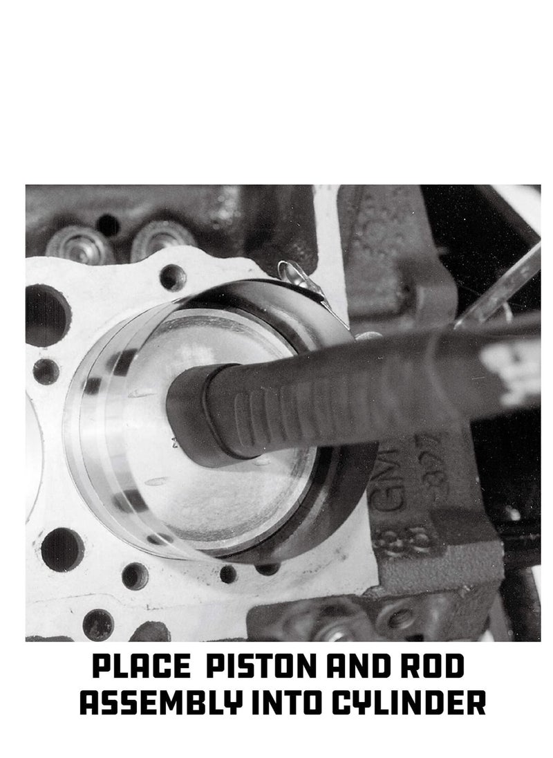 ABBASALI Piston Ring Compressor Pistons Ratcheting Lock Release Lever Slide into Cylinder  - Image 2