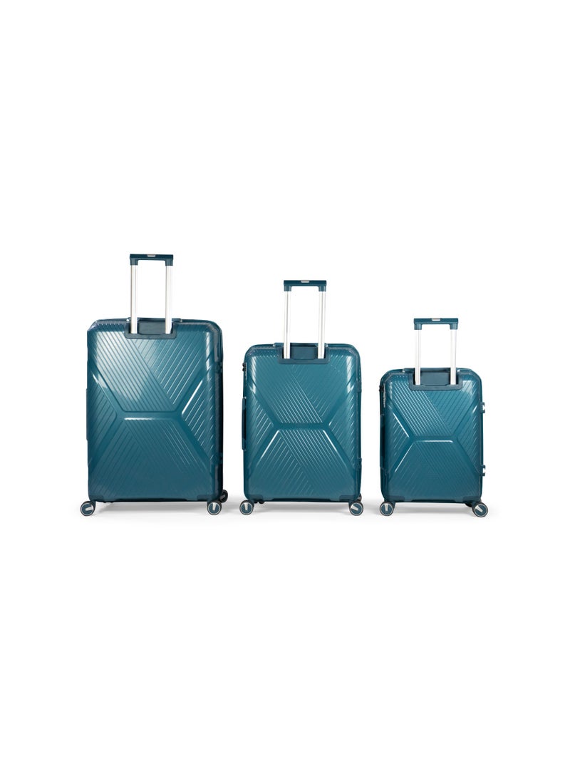 MUSSELZ SAMARKAND - Comlpete Luggage Set 3 Piece -UNBREAKABLE PP  - Image 2