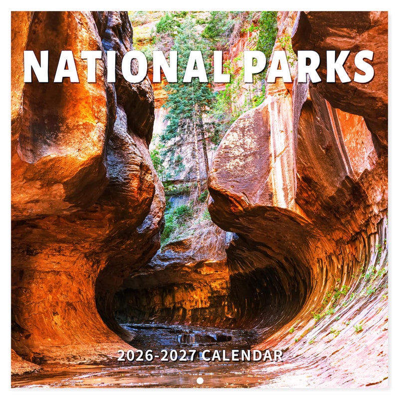 Chambom 2026-2027 Calendar - 18-Month Wall Calendar 2026-2027 from Jan. 2026 - Jun. 2027, 2026 Wall Calendar, 12" x 24"(open), Calendars with Unruled Blocks, Holidays, Thick Paper for Organizing & Planning - Image 1