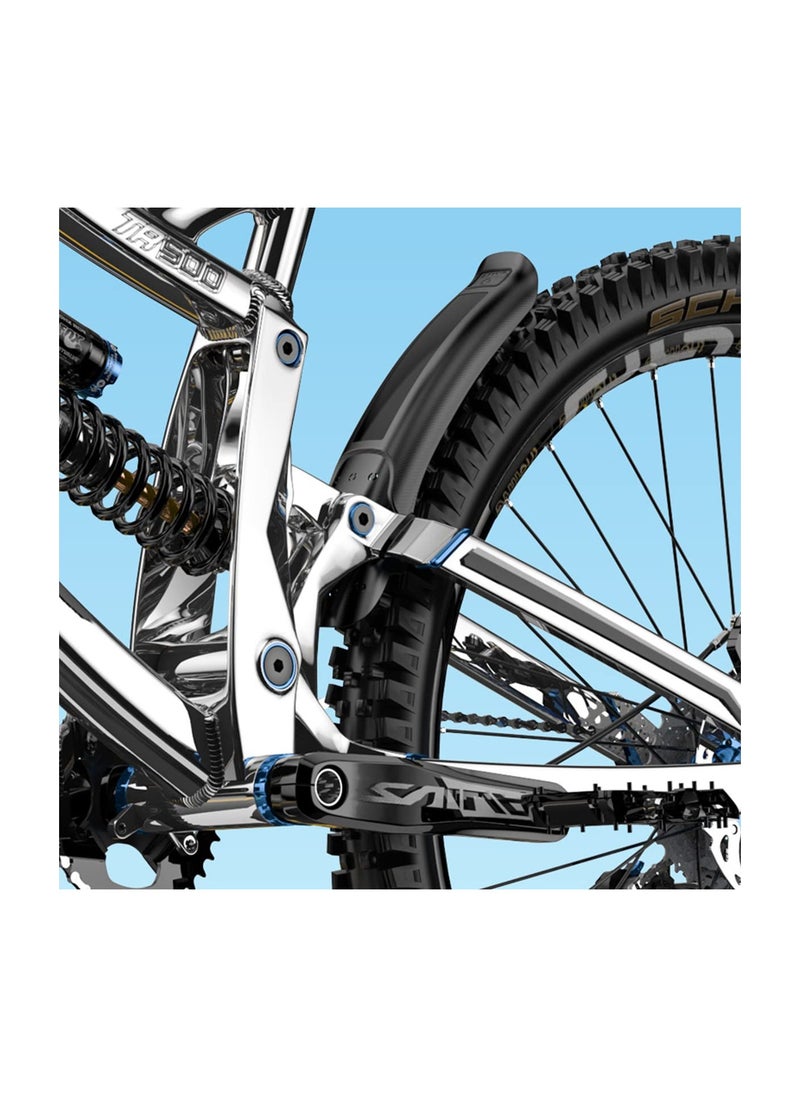 Generic - 2 PCS Universal Mountain Bike Fender Set, Adjustable Full-Cover Mudguards for MTB, Thickened and Widened Front & Rear Bicycle Fenders, Perfect for Mud Protection. - Image 1