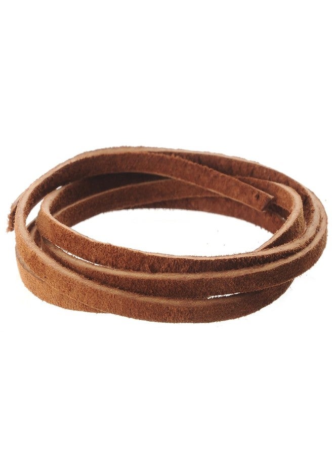 Realeather Silver Creek Leather Co Realeather SOS25-2002 Suede Leather Lace for Crafts and Jewelry Making, 0.125" x 25', Medium Brown, 1-Spool - Image 3