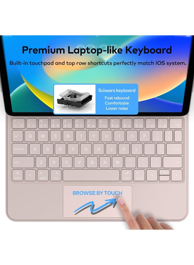 Magic Style Keyboard with Multi-Touch Trackpad - Floating Cantilever Stand - Magnetic Case for iPad 10.9 Inch 10th / 11th Gen, Keyboard Case for iPad 10th Gen  and 11th Gen (A16, 2025) . - Image 4