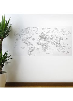Buffer Writable World Map Magnetic Wall Sticker 110 x 56 cm  - Image 1