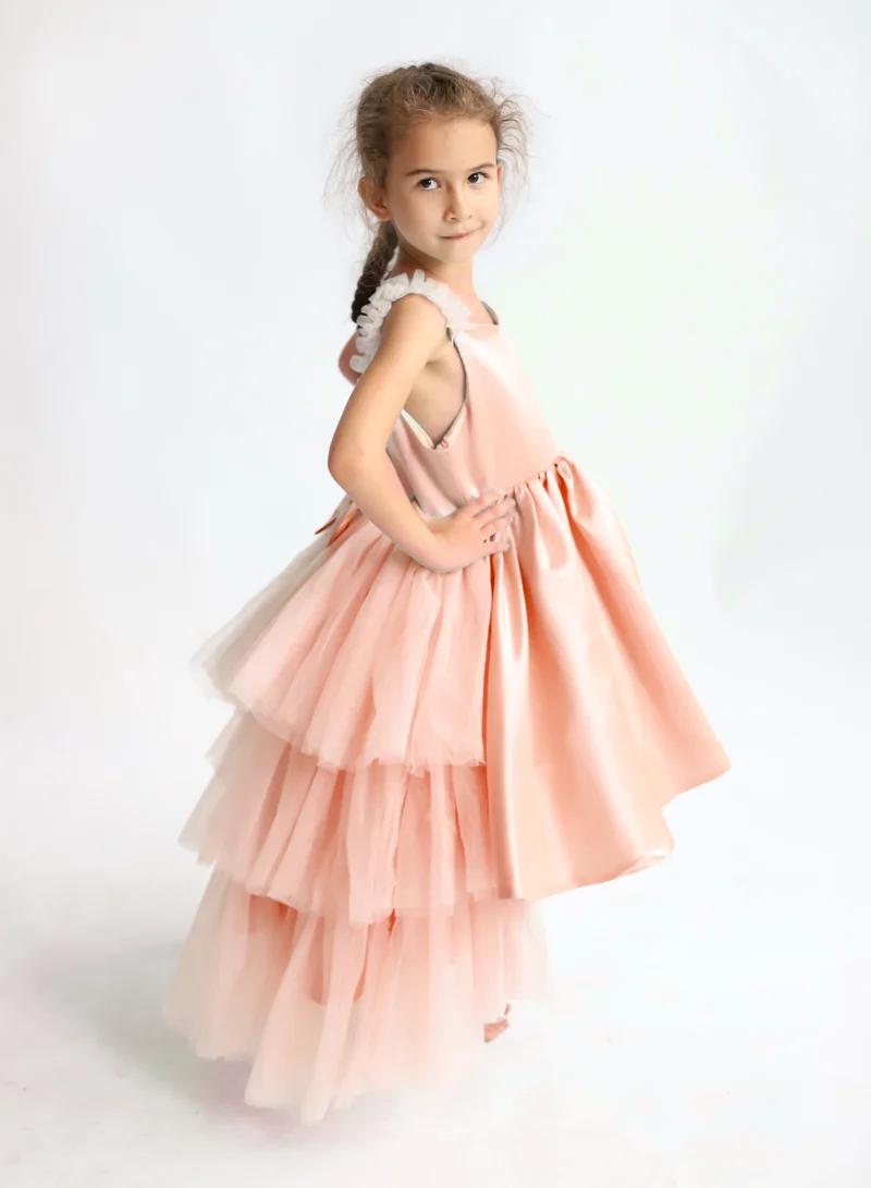 دىدانيالا Peach Tulle Dress