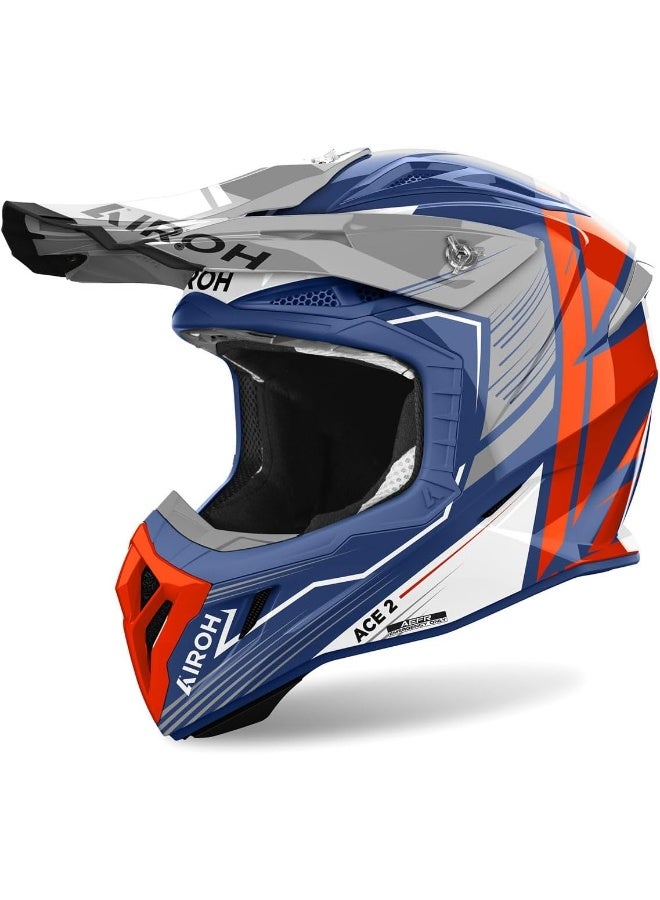 AIROH Aviator Ace 2 Cerulean Gloss - Image 1