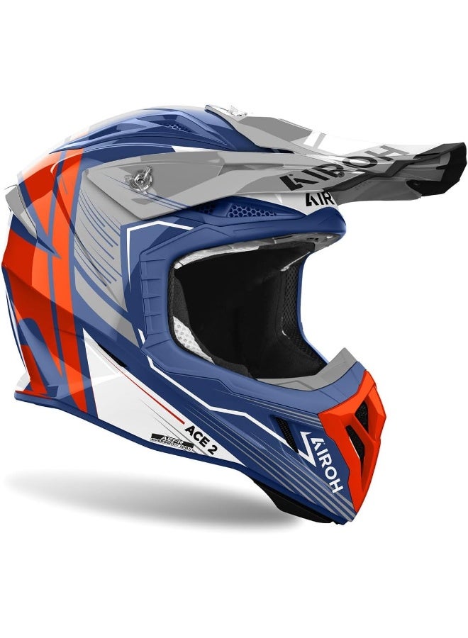 AIROH Aviator Ace 2 Cerulean Gloss - Image 2