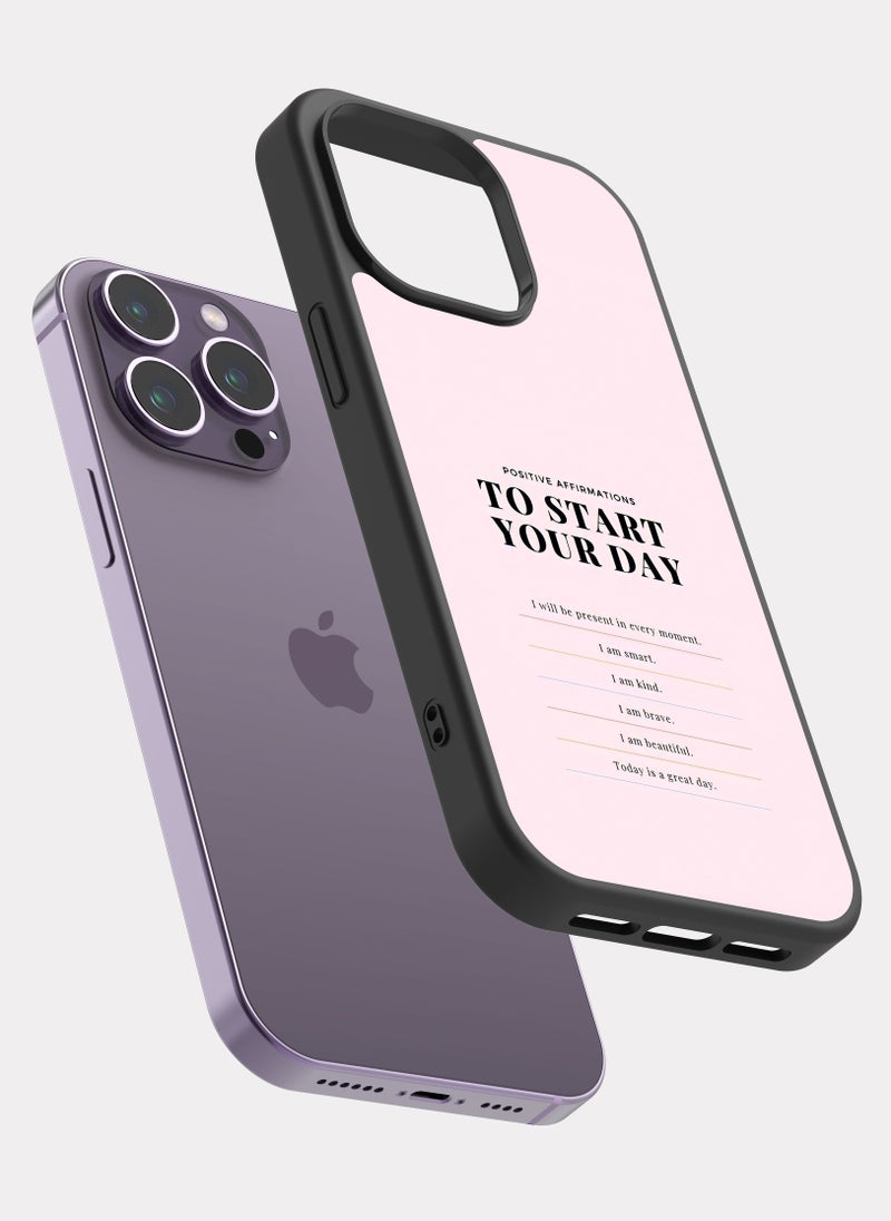 PXLAAT iPhone 14 Pro Max case cover English Quote - Image 2