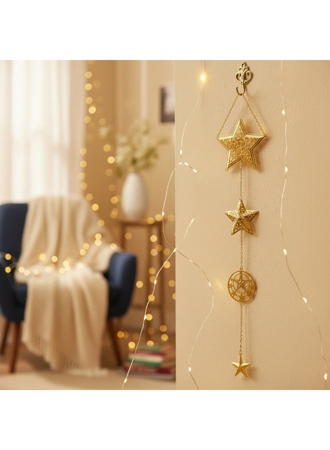 Golden Stars Hanging Wall Decor - Image 4
