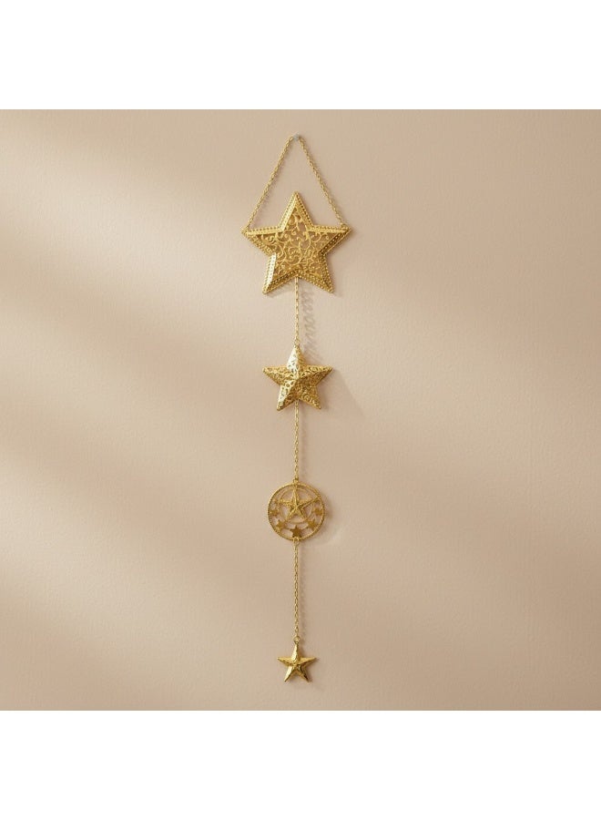 Golden Stars Hanging Wall Decor - Image 2