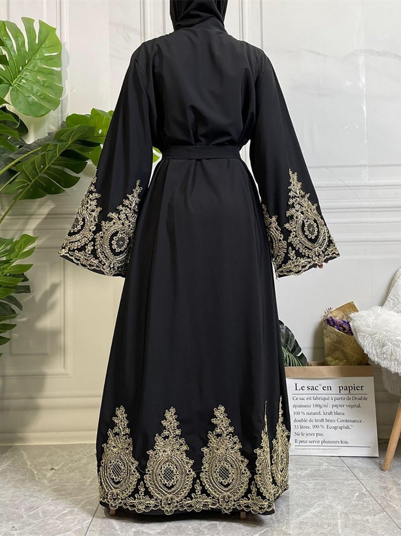 monica fashion Fashion Hot-Selling Gold Embroidered Cardigan - Image 4