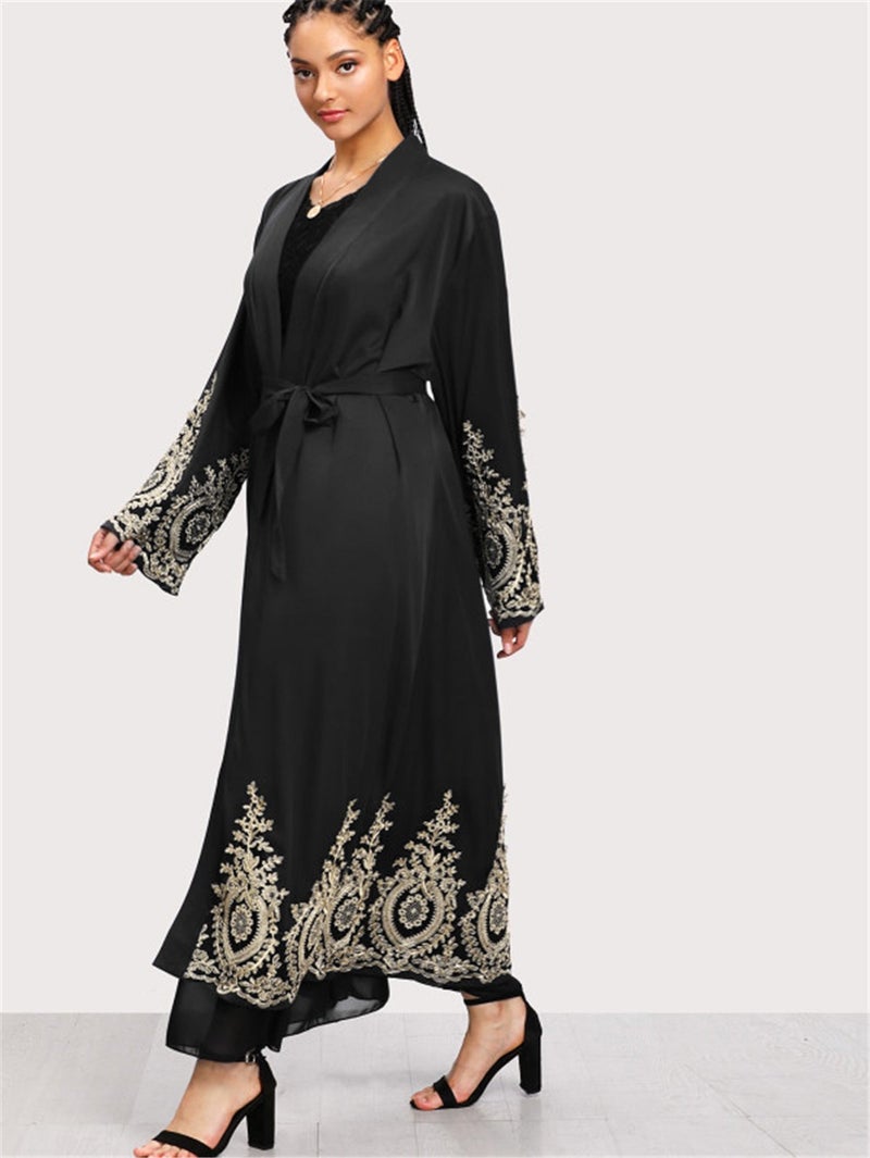 monica fashion Fashion Hot-Selling Gold Embroidered Cardigan - Image 2