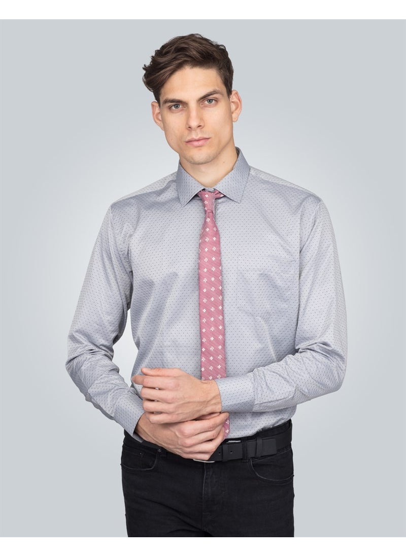 Classic Fit Dobby Gray Men's Shirt - pzsku/ZD38FD8CE480F7280DBEDZ/45/_/1734660393/3a8c544a-43e2-4c98-8159-cd7e0263e491