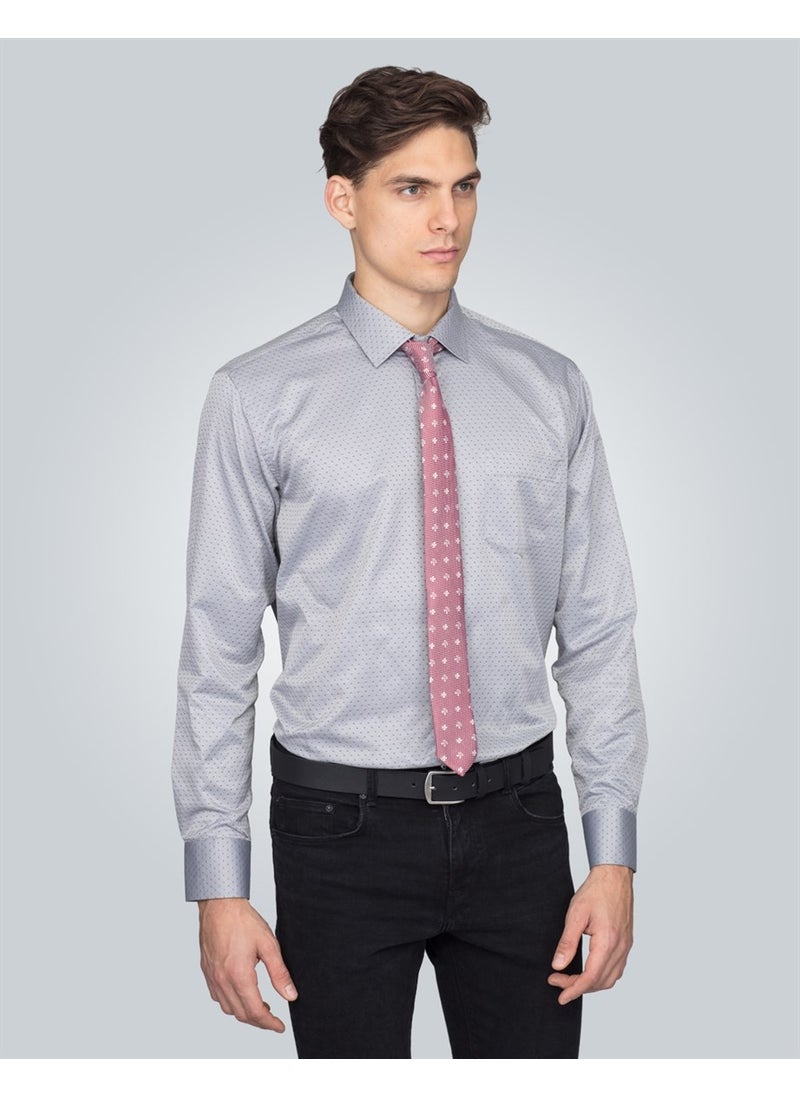 Classic Fit Dobby Gray Men's Shirt - pzsku/ZD38FD8CE480F7280DBEDZ/45/_/1734660395/691f46cb-e945-4a79-b2f4-9f7c8c7aa442