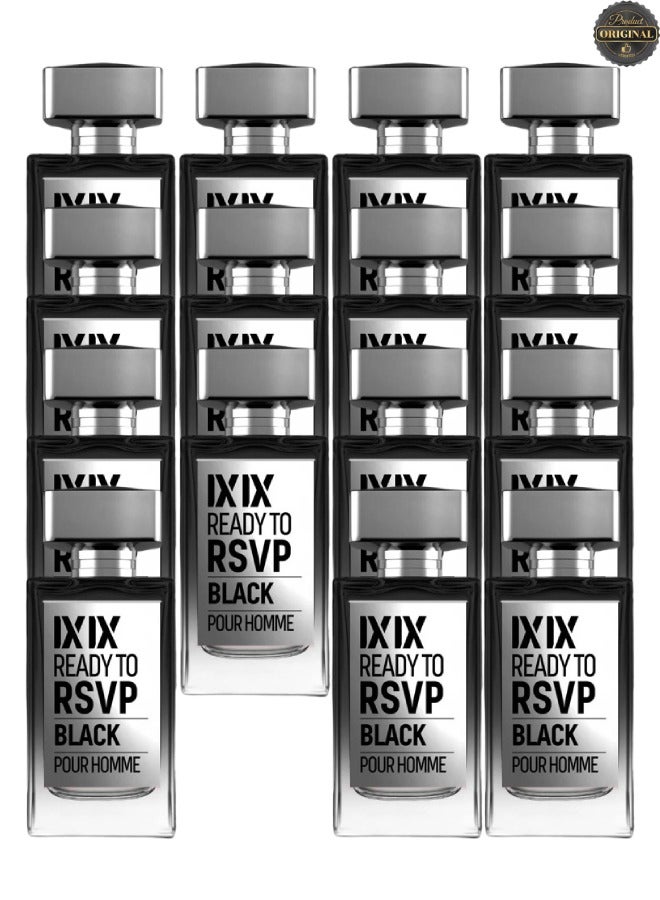 LUXEROM 15 Pieces IXIX Ready To RSVP Black Pour Homme Perfume 100ML - Image 1
