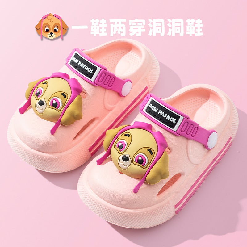 New Products Wang Wang Team Children'S Hole Shoes Boys Summer Non-Slip Outside Girls Small And Medium-Sized Children'S Sandals And Slippers - Image 2