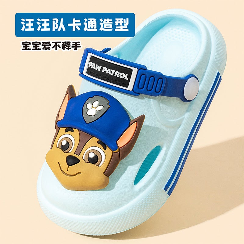 New Products Wang Wang Team Children'S Hole Shoes Boys Summer Non-Slip Outside Girls Small And Medium-Sized Children'S Sandals And Slippers - Image 3
