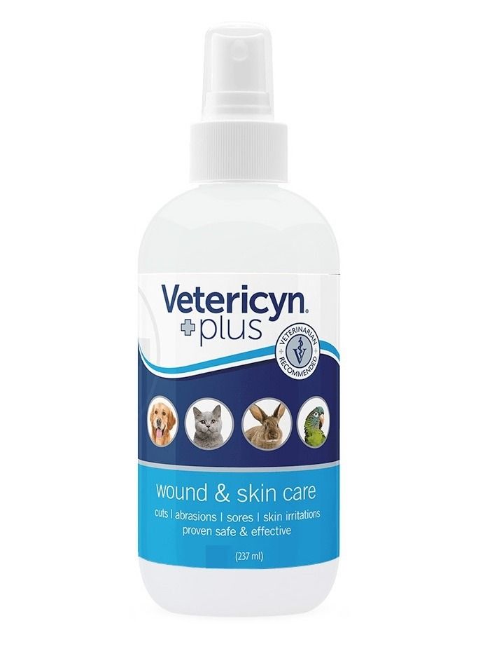 Vetericyn Plus Antimicrobial All Animal Wound And Skin Care 8oz 237ml - Image 1