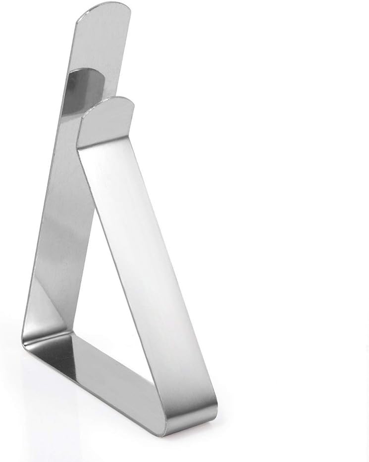 TriPole Tablecloth Clips 24 Pack Stainless Steel Table Cover Clamps Skirt Clips for Home Kitchen Restaurant Picnic Tables - Image 4