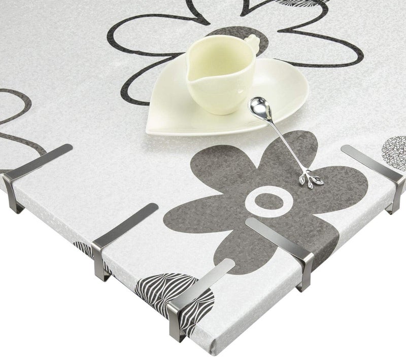 TriPole Tablecloth Clips 24 Pack Stainless Steel Table Cover Clamps Skirt Clips for Home Kitchen Restaurant Picnic Tables - Image 5