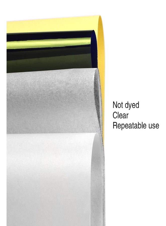 ١٠٠ ورقة من ورق نقل الوشم، ورق حراري للوشم A4، ورق استنسل لنقل الوشم، ورق للوشم، مجموعة أدوات الوشم - Image 5