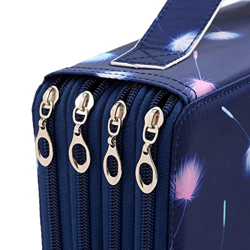 Lbxgap Portable Colored 200 Slots Pencil case Organizer with Printing Pattern for Watercolor Pens or Markers, Pencil Case Organizer for Artist - Image 5