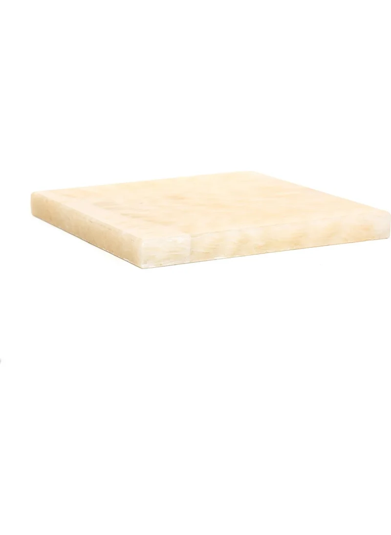Missi Decorative Presentation White Waves Natural Marble Stone - 20 x 20 cm