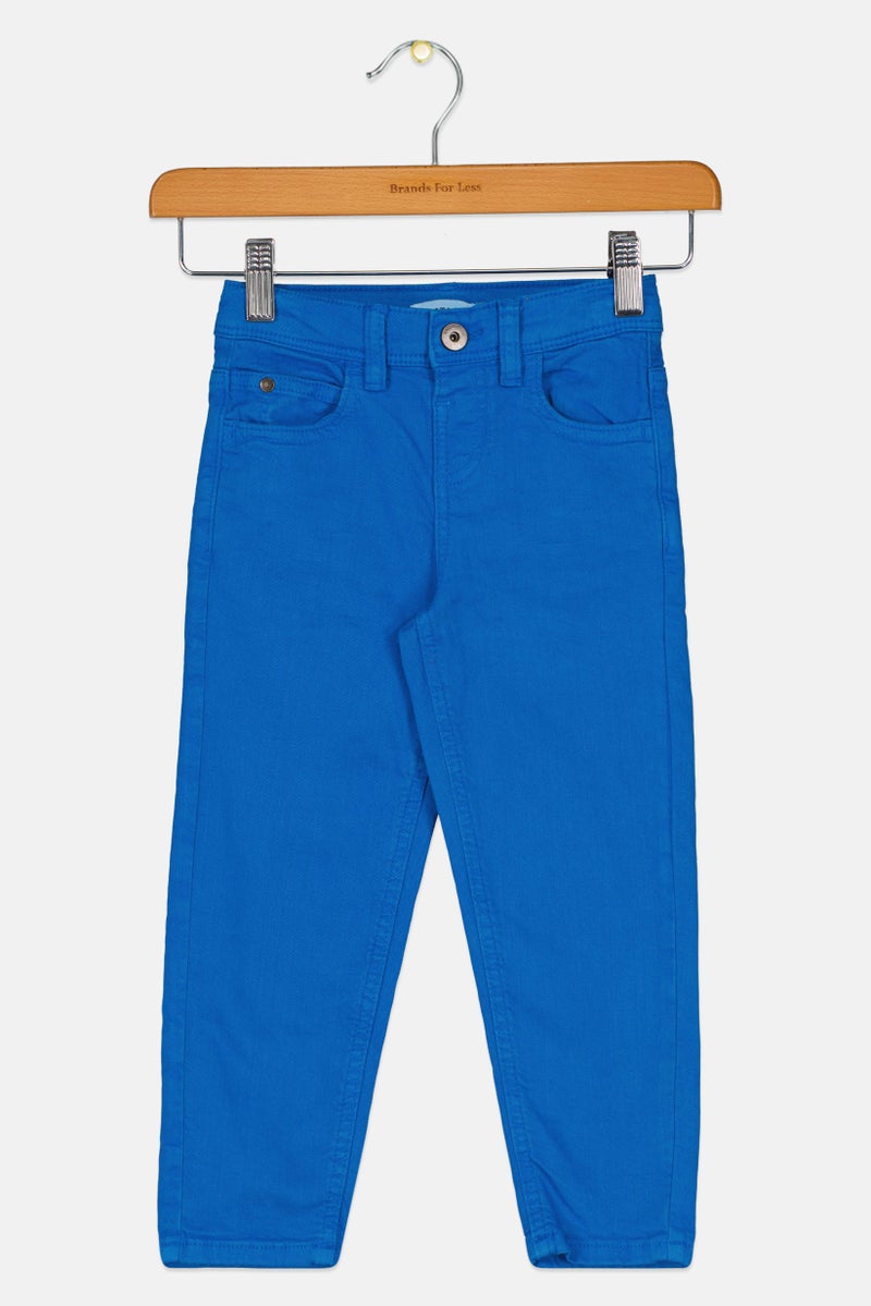 NAME IT Toddlers Boy Solid Jeans, Blue - Image 1