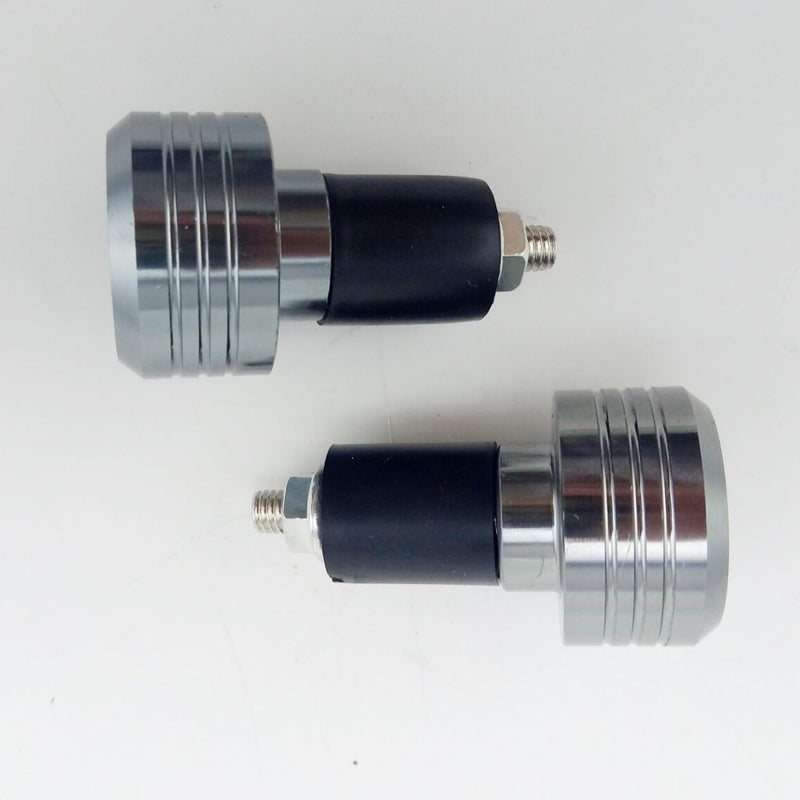 OKSTNO Motorcycle Handlebar Ends,7/8'' Handle Bar Slider Caps Weight Plugs CNC Aluminum (Gray) - Image 4