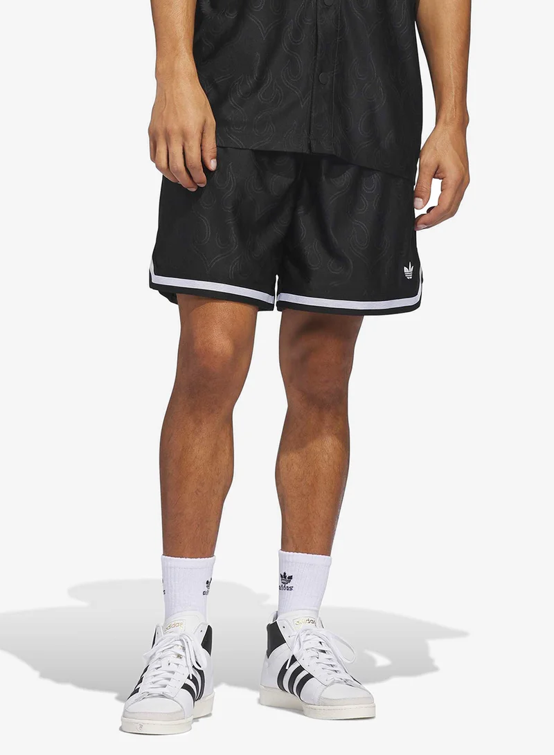 اديداس شورت كرة السلة الأصلي بلهيب