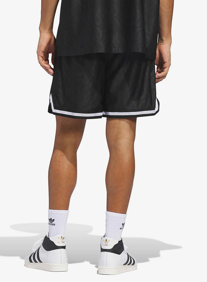 اديداس شورت كرة السلة الأصلي بلهيب