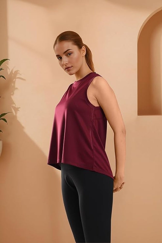 pump'd Athleisure Women's Sleeveless Fashion Tank Top -Lightweight, Anti-Odor, UV Protect, Dry Tech, Ultra Soft Seams - Image 4