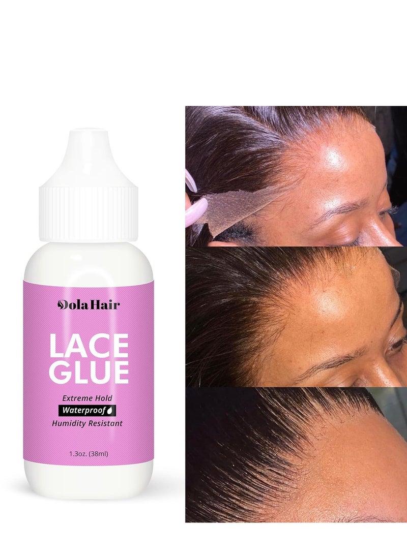 Dolahair Dolahair Wig Glue Spray for Front Lace Wig Lace Melting Spray for Wigs Melting Spray Lace Bond Spray Wig Glue Spray lace Melting kit Lace Glue Kit Wig Install Kit  - Image 5