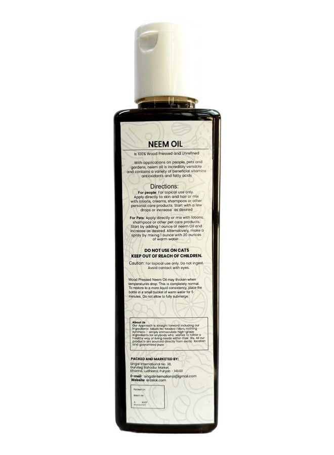 Raslok Pure Natural Neem Oil | Wood Pressed (4, Ounces) - Image 2