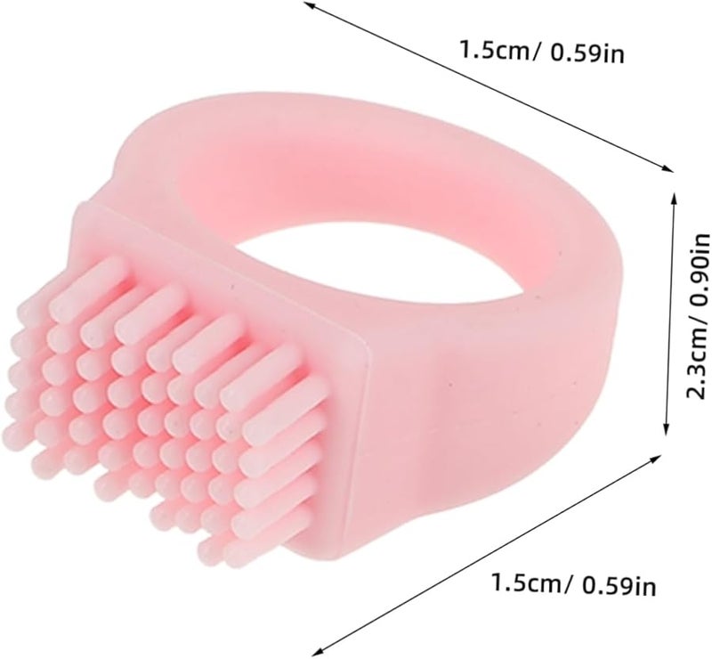 6 قطع فرشاة أسنان ناعمة الشعيرات مجموعة فرشاة سفر محمولة على شكل حلقة للمتنزهين والتخييم - Image 3