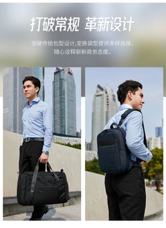 ARCTIC HUNTER LX00021 Waterproof Anti-Theft Messenger Bag Duffel Bag Gym Bag - Black  - Image 2