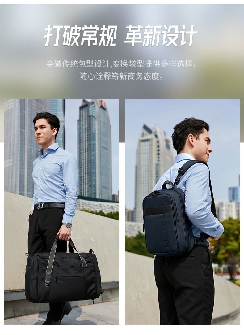 ARCTIC HUNTER LX00021 Waterproof Anti-Theft Messenger Bag Duffel Bag Gym Bag - Black  - Image 2
