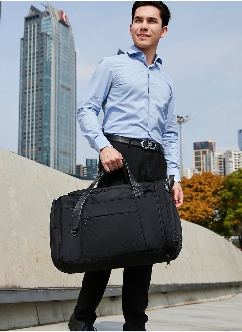 ARCTIC HUNTER LX00021 Waterproof Anti-Theft Messenger Bag Duffel Bag Gym Bag - Black  - Image 3