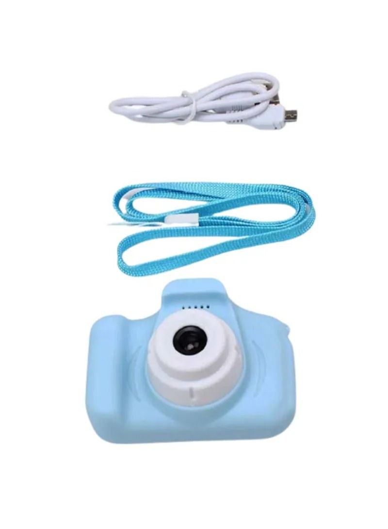 [1300 واط] كاميرا للأطفال، كاميرا رقمية للعب مع بطاقة ذاكرة 32 جيجابايت، هدايا للأطفال الأولاد والبنات، كاميرات فيديو رقمية صغيرة قابلة لإعادة الشحن للأطفال مقاومة للصدمات، هدية للأطفال الصغار باللون الأزرق - Image 2