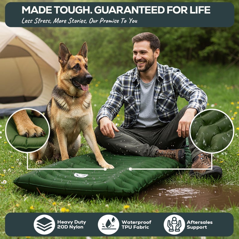 Gear DoctorsÂ® Ether 17.5oz Ultralight Camping Sleeping Pad â€“ Backpacking Air Mattress â€“ Camping Mattress Pad â€“ Compact Inflatable Sleeping Mat for Backpacking, Comfortable Outdoor Hiking, Tent, Travel - Image 5