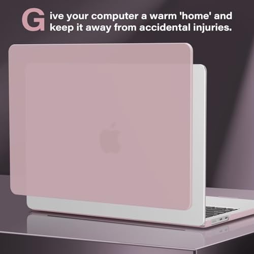 CISSOOK Frosted Baby Pink Case for MacBook Pro 14 inch 2021-2026, Hard Shell Case Keyboard Cover USB Adapter for MacBook Pro 14 A3434 A3427 A3426 A3112 A3185 A3401 M1-M5 Chip, Baby Pink - Image 3