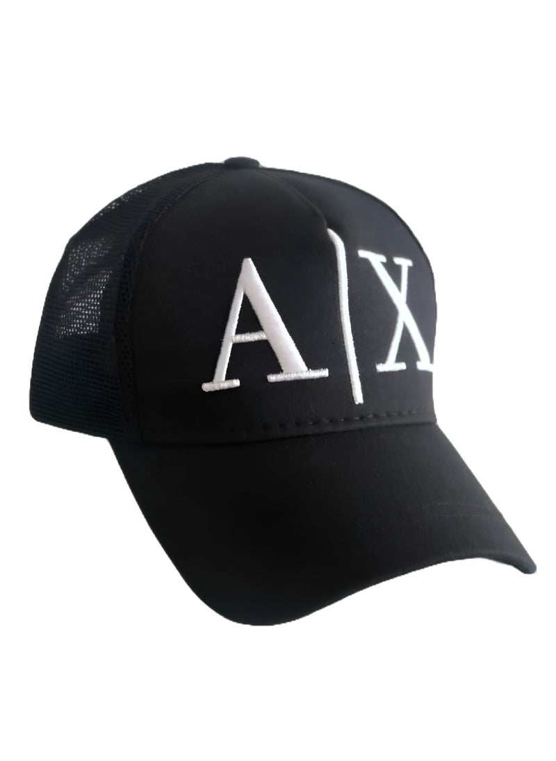 Armani Exchange Armani Exchange AX Logo Cap - Black 
