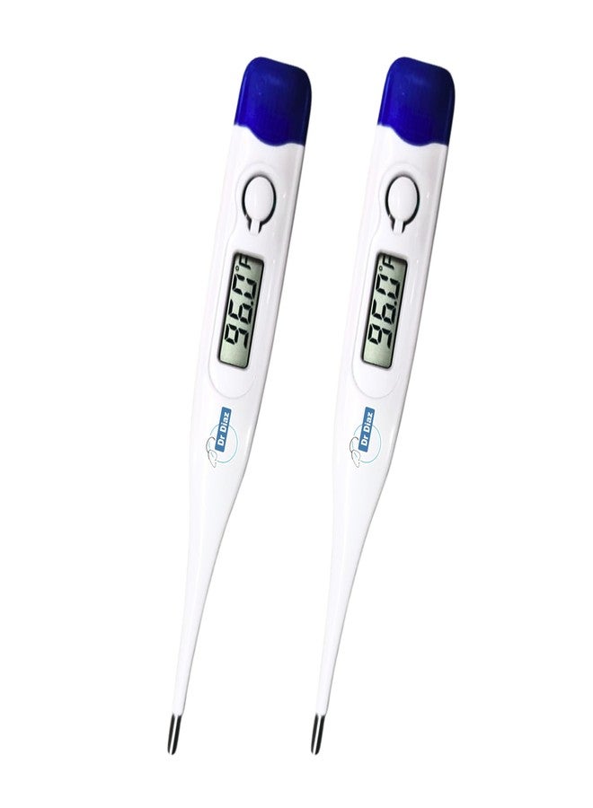 Dr Diaz DT-01 Digital Thermometer for Body Fever check with One Touch Operation Quick Measurement for Testing Kids Adults & Babies Temperature Thermometer (Pack of 2) - Image 1