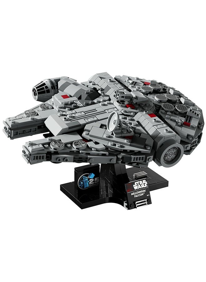Star Wars Millennium Falcon 25th Anniversary Set for Adults, Collectible A New Hope Starship Vehicle Model Kit, Home or Office Décor, Birthday Gifts for Men, Women and Fans - Image 3